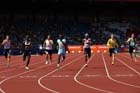 Nigel Lavine wins the 400 metres at the Sainsbury's British Championships, Birmingham.